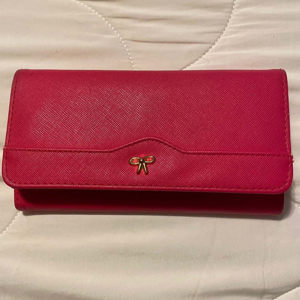 Pink wallet/clutch